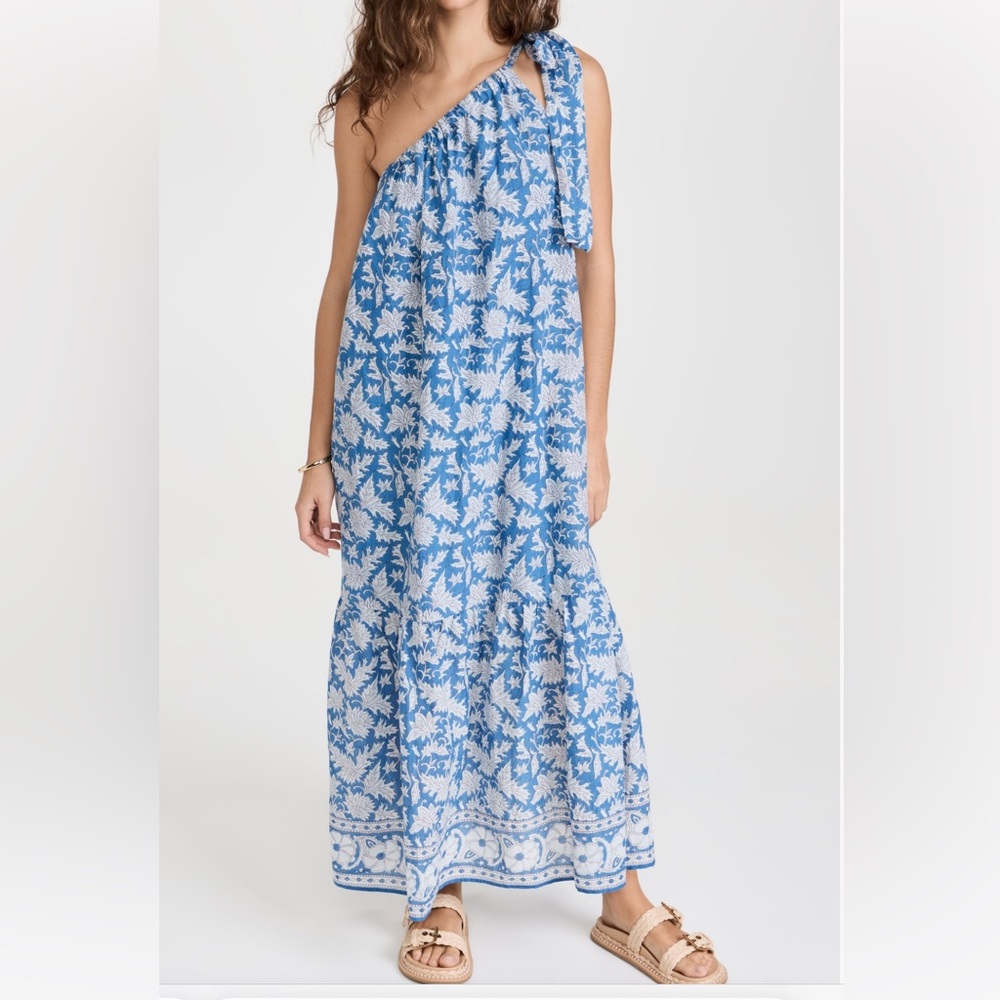 Velvet Joanna Floral One-Shoulder Dress